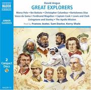 Cover of: Great Explorers (Junior Classics) by David Angus