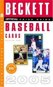 Cover of: The Official Beckett Price Guide to Baseball Cards 2005 Edition #25 (Official Price Guide to Baseball Cards)