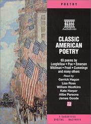 Cover of: Classic American Poetry: 65 Poems by Longfellow, Poe, Emerson, Whitman, Frost, Cummings and Many More (Poetry)