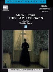 Cover of: The Captive, Part 2(Remembrance of Things Past, 10) by Marcel Proust