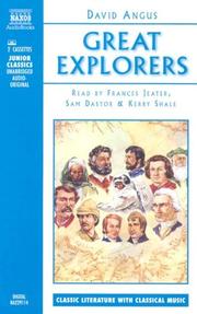 Cover of: Great Explorers (Junior Classics) by David Angus