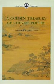 Cover of: A Golden treasury of Chinese poetry