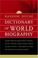 Cover of: Random House Dictionary of World Biography