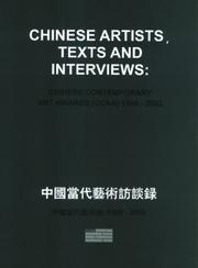 Cover of: Chinese Artists, Texts And Interviews by Uli Sigg, Harald Szeemann, Li Xianting, Yi Ying, Hou Hanru