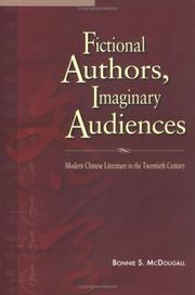 Cover of: Fictional Authors, Imaginary Audiences by Bonnie S. McDougall