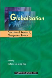 Cover of: Globalization: Education Research, Change and Reform