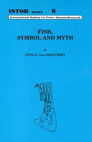 Cover of: Fish, symbol, and myth: a historical semantic reconstruction