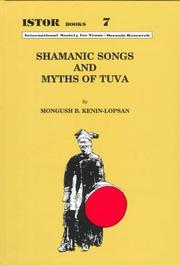 Cover of: Shamanic songs and myths of Tuva