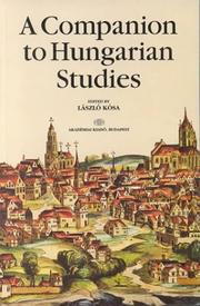 Cover of: A companion to Hungarian studies