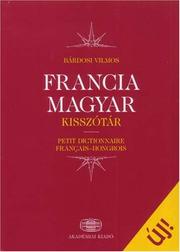 Cover of: French-hungarian Dictionary