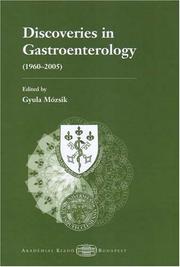 Cover of: Discoveries in Gastroenterology: From Basic Research to Clinical Perspectives