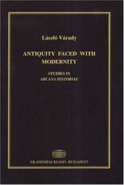 Cover of: Antiquity Faced With Modernity: Studies in Arcana Historiae