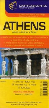 Cover of: Athens Map by Cartographia by Cartographia