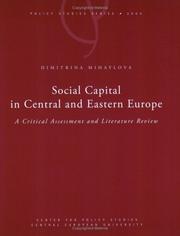 Social capital in Central and Eastern Europe by Dimitrina Mihaylova