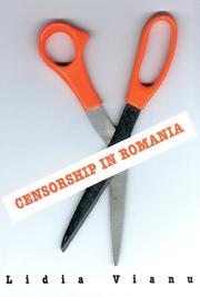 Cover of: Censorship in Romania