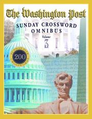 Cover of: Washington Post Sunday Crossword Omnibus, Volume 3 (Washington Post) by William R. Mackaye, Fred Piscop