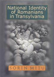 Cover of: National Identity of Romanians in Transylvania (Ceu Medievalia) by Sorin Mitu