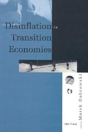 Cover of: Disinflation in Transition Economies by Marek Dabrowski