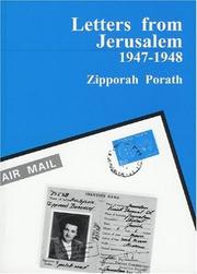 Cover of: Letters from Jerusalem, 1947-1948 by Zipporah Porath