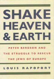 Shake heaven & earth by Louis Rapoport