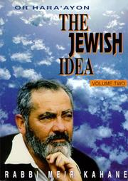 Cover of: The Jewish Idea, Volume 2