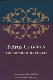Cover of: The Hebrew Republic