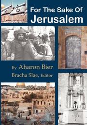 Cover of: For The Sake Of Jerusalem