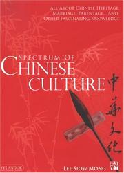 Cover of: Spectrum of Chinese culture by Lee, Siow Mong Tan Sri