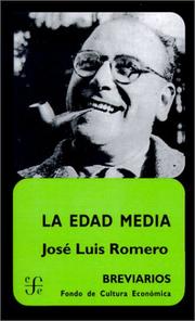Cover of: LA Edad Media