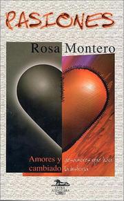 Cover of: Pasiones by Rosa Montero