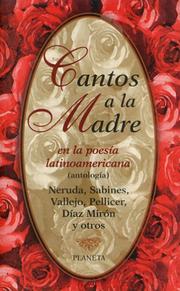 Cover of: Cantos a la madre by 