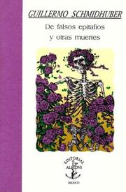 Cover of: De falsos epitafios y otras muertes