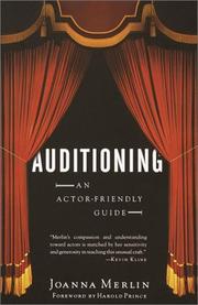 Cover of: Auditioning by Joanna Merlin
