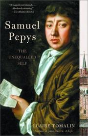 Cover of: Samuel Pepys: The Unequalled Self