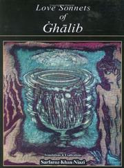 Cover of: Love Sonnets of Ghalib
