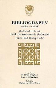 Cover of: Bibliography of the Works of Scholar-hermit Dr Annemarie Schimmel (Iqbal Academy brochure series)