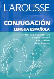Cover of: Conjugacion Lengua Española