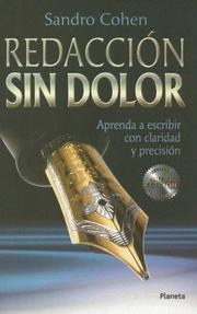 Cover of: Redaccion Sin Dolor/ Writing Without Pain by Sandro Cohen