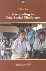 Cover of: Sri Lanka: Responding to New Social Challenges