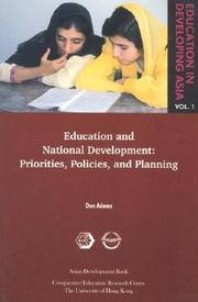 Cover of: Education and national development