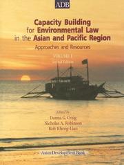 Cover of: Capacity Building for Environmental Law in the Asian and Pacific Region by 