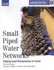 Cover of: Water for All Series 13: Small Piped Water Networks by Herve Conan