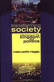 Cover of: Transforming society