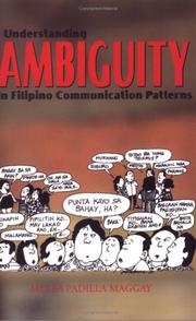 Cover of: Understanding Ambiguity in Filipino Communications Patterns