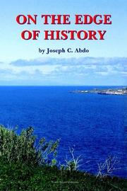 Cover of: On the Edge of History by Joseph C. Abdo