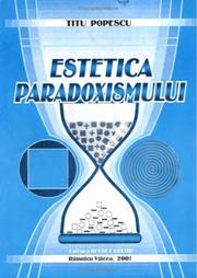 Cover of: Estetica Paradoxismului (editia a II-a, revazuta si adaugita))