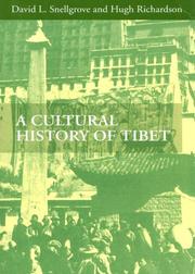 Cover of: The Cultural History of Tibet | David L. Snellgrove