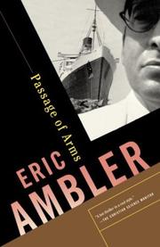 Cover of: Passage of arms by Eric Ambler