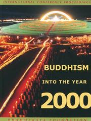Cover of: Buddhism into the Year 2000 by 