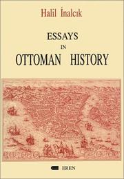 Cover of: Essays in Ottoman history by Halil İnalcık